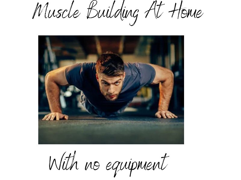 How to gain muscle at home