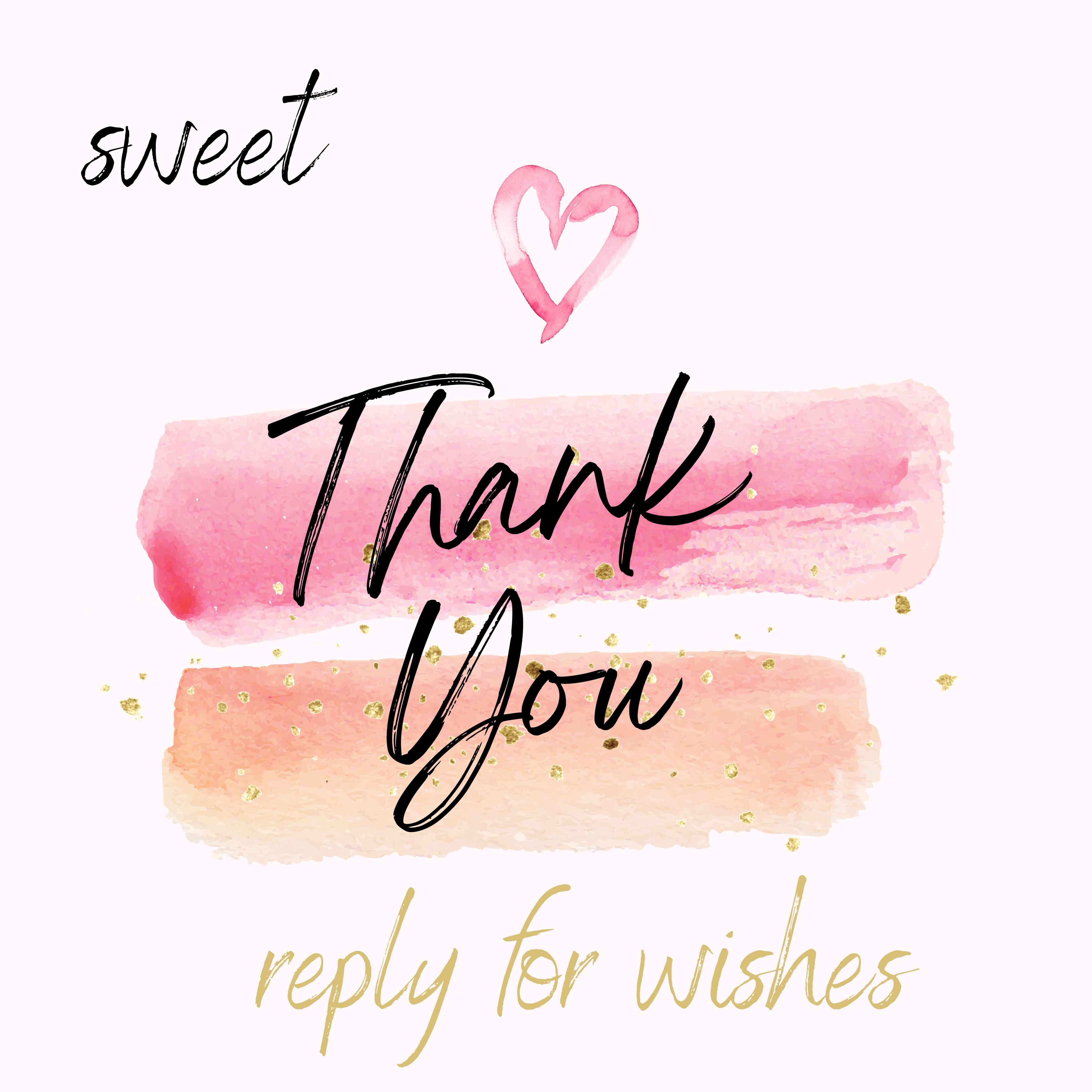 Short Thank you reply for birthday wishes